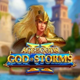 Age Of The Gods: God Of Storms 2 by Playtech, showcased at marvelcasino.eu – game logo