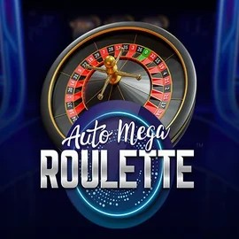 Auto Mega Roulette slot logo by Pragmatic Play at Marvel Casino