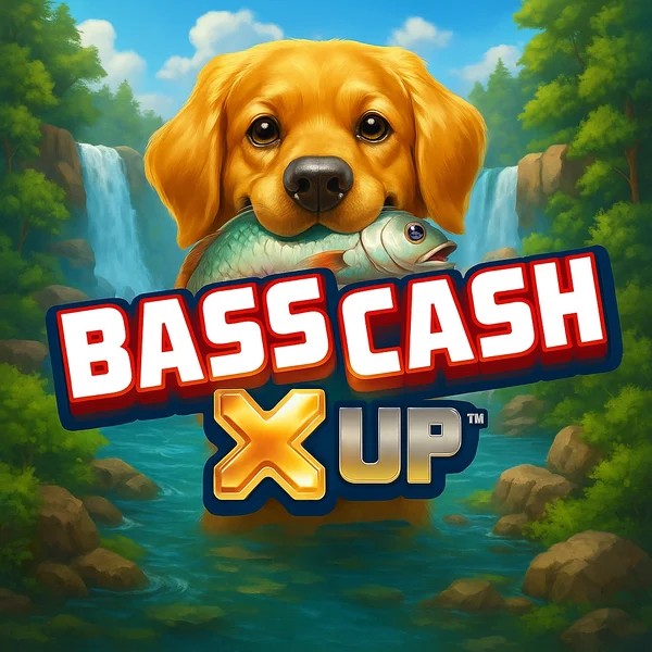 Bass Cash X UP slot icon by Alchemy Gaming, available at Marvel Casino