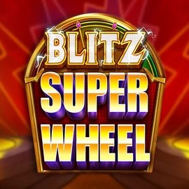 Blitz Super Wheel slot logo by Pragmatic Play at Marvel Casino