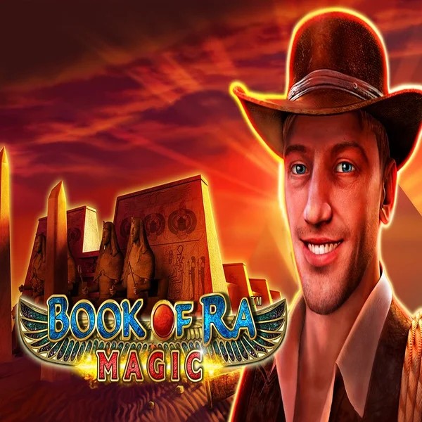 Book of Ra Magic casino game by Greentube – featured logo at Marvel Casino
