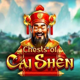 Chests of Cai Shen online game logo by Pragmatic Play on marvelcasino.eu
