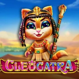 Cleocatra slot logo by Pragmatic Play at Marvel Casino