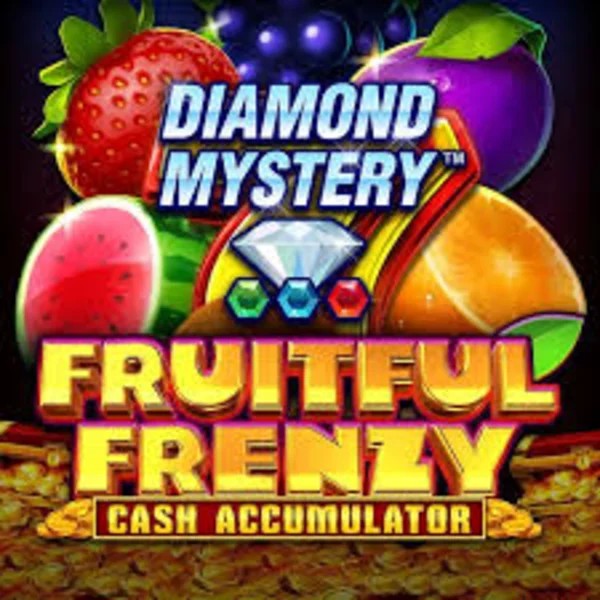 Diamond Mystery Fruitful Frenzy Cash Accumulator by Greentube, showcased at marvelcasino.eu – game logo