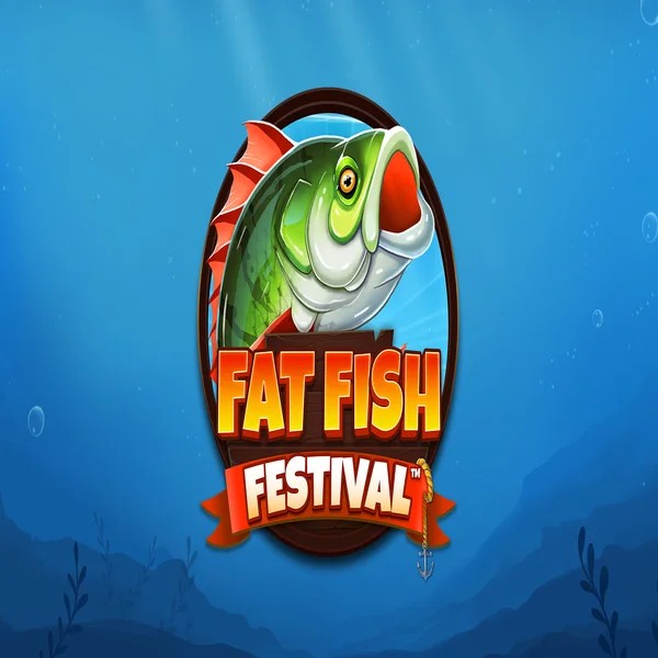 Fat Fish Festival slot logo by Wishbone Games at Marvel Casino