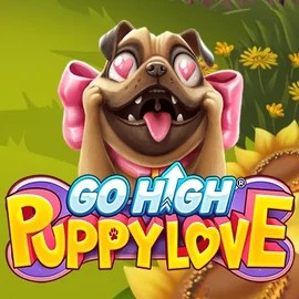 Go High Puppy Love by RubyPlay, showcased at marvelcasino.eu – game logo