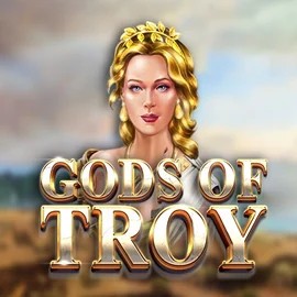 Gods of Troy slot logo by Red Tiger Gaming at Marvel Casino