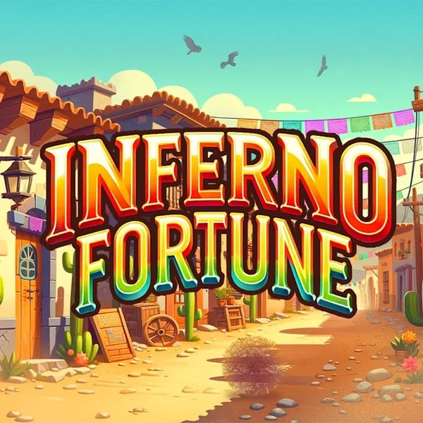 Inferno Fortune logo by Atomic Slot Lab at Marvel Casino