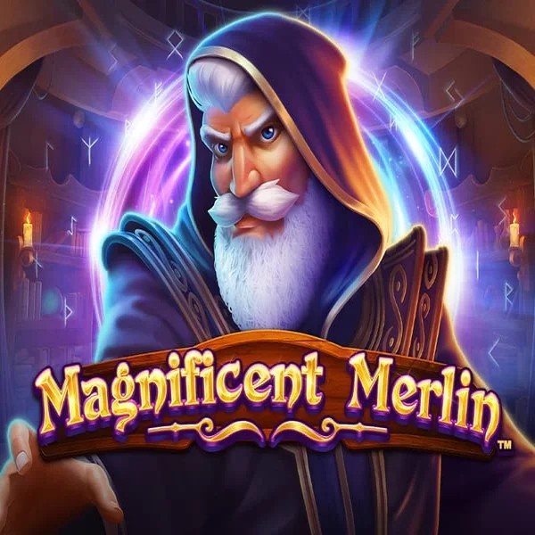 Magnificent Merlin casino game by Greentube – featured logo at Marvel Casino