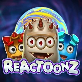 Reactoonz game by Play’n GO – logo hosted on Marvel Casino