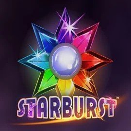 Starburst slot logo by NetEnt at Marvel Casino