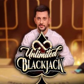 Unlimited Blackjack online game logo by Ezugi on marvelcasino.eu